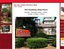 Tablet Screenshot of outerbankschristmas.com